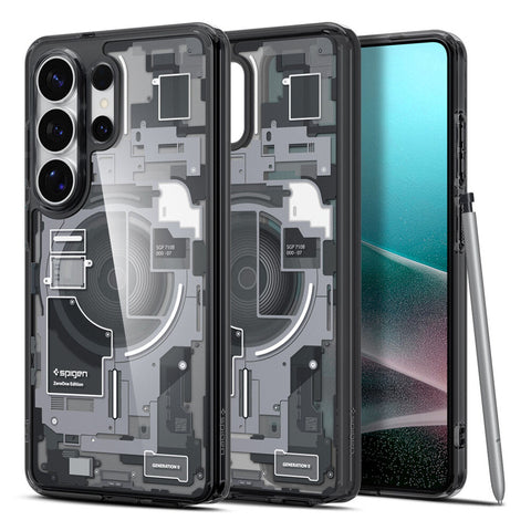 Spigen Galaxy S26 Ultra Ultra Hybrid (MagFit) Case (Zero One Black)