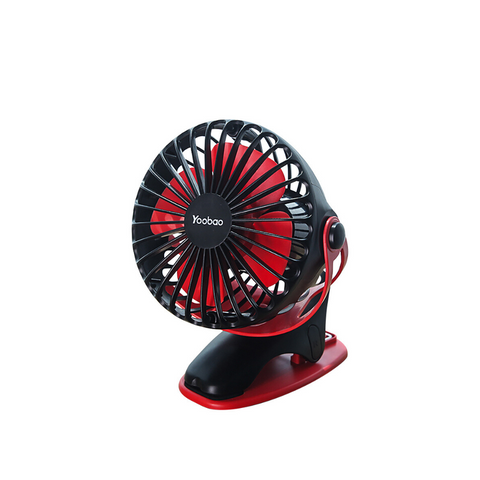 Yoobao F04 Black Portable  Mini Clip Fan 6400mAh (Black)
