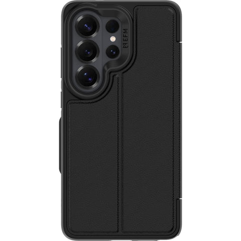 EFM Monaco Wallet Case with D3O Zero for Galaxy S26 Ultra (Black)