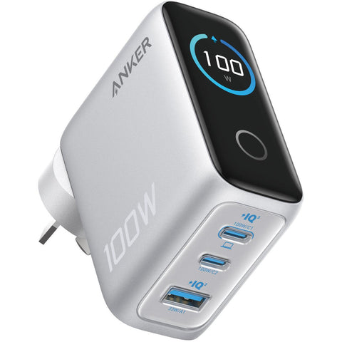 Anker 100W GaN Wall Charger (Silver)
