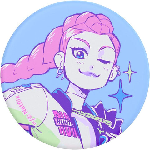 KPop Demon Hunters x PopSockets PopTop Adhesive and Chain Lite (Huntrix Rumi)