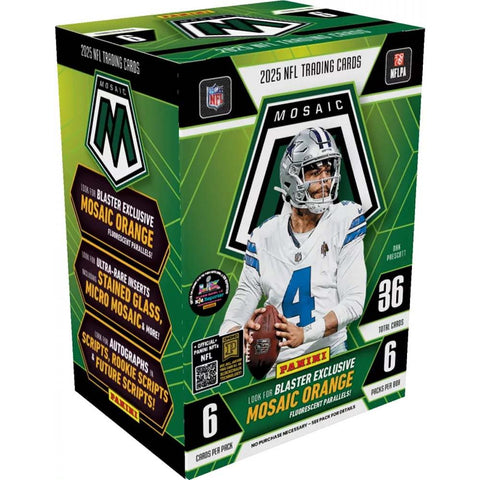 NFL - 2025 Panini Mosaic NFL Football Trading Cards - Blaster