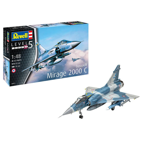 Revell 1/48 French Dassault Mirage 2000C Scaled Plastic Model Kit