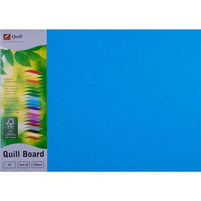 Quill Board Paper 210GSM A3 Pack 25 (Marine Blue)
