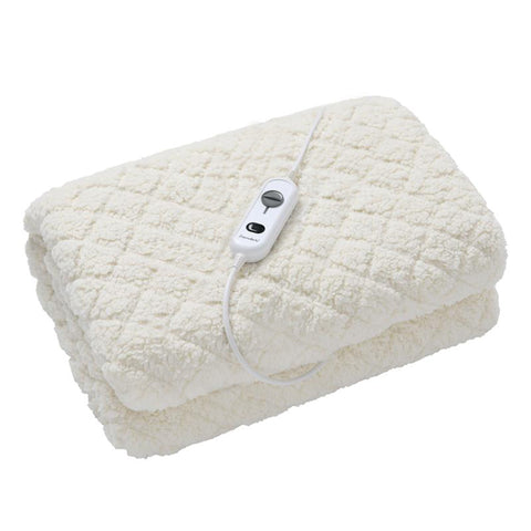 Dreamaker Pinsonic Quilted Sherpa Fleece Electric Blanket [Single]
