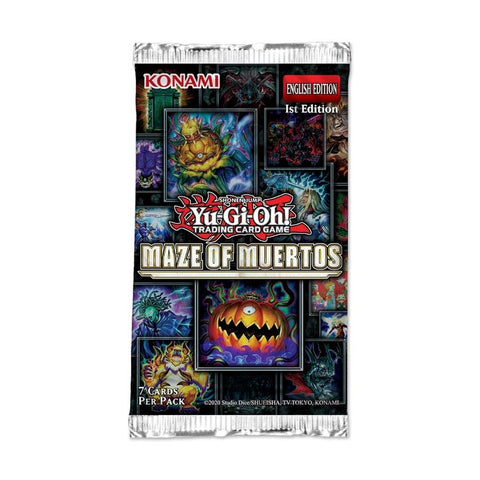 Yu-Gi-Oh! Trading Card Game - Maze Of Muertos - 7 x Card Booster