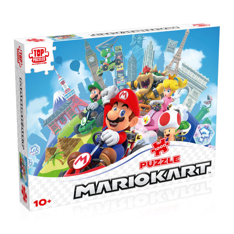 Mario Kart - Around The World 1000 Piece Puzzle