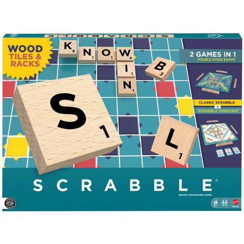 Scrabble - Wood Edition Board Game