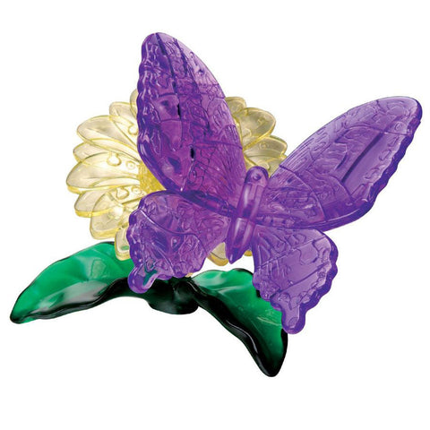 Bepuzzled 3D Purple Butterfly Crystal Puzzle