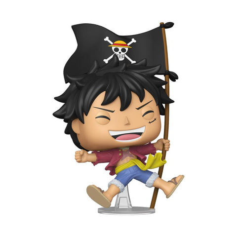 One Piece - Luffy D.Luffy (with Flag) Pop! Vinyl