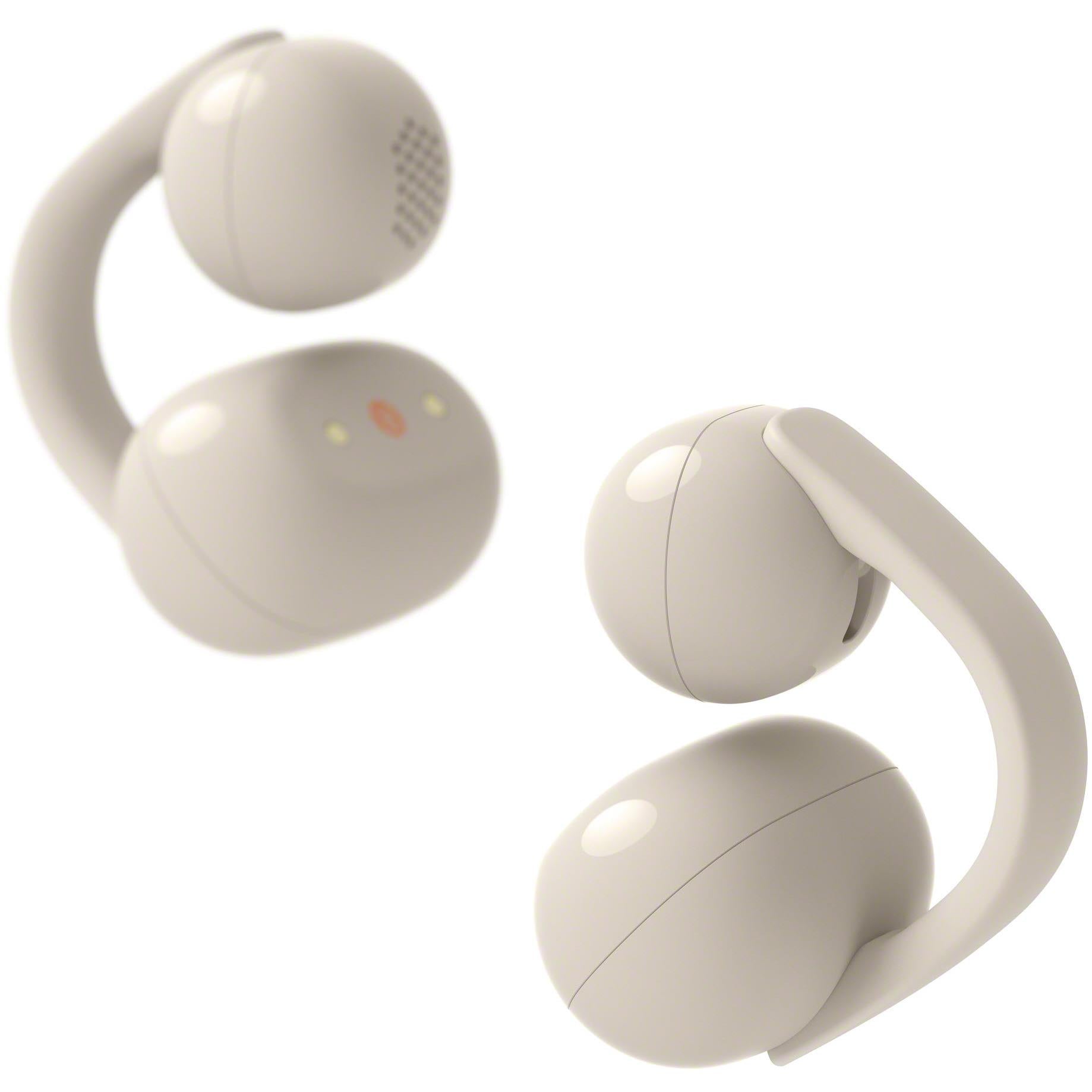 SONY LinkBuds Clip グレージュ Sony LinkBuds Clip Truly Wireless Earbuds (Greige) - JB Hi-Fi