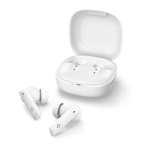 Spigen SPIGEN AUDIO Advanced Noise Cancellation Pro in-Ear Earbuds SA-TW P20 Earphone (White)