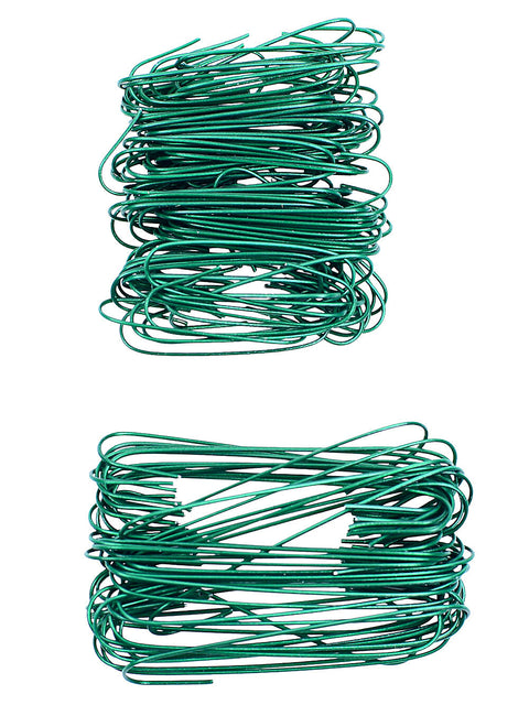 Christmas Warehouse - ACCSAA55 150x Green Ornament Hooks | Multi Size Heavy Duty Tree Decoration Hangers Green
