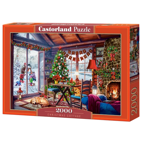 Castorland 2000-Pieces Christmas Cottage Puzzle