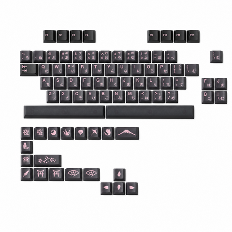 JTK NightSakura Cherry Profile Keycap Set (R2 Translucent Kit)