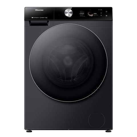 Hisense HWF9S1214BX Series 9S 12kg TFT Front Load Washer (Charcoal Black)