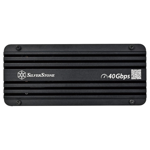 SilverStone SST-MS12B-40G SuperSpeed 40Gbps+ USB-C NVMe M.2 SSD Enclosure