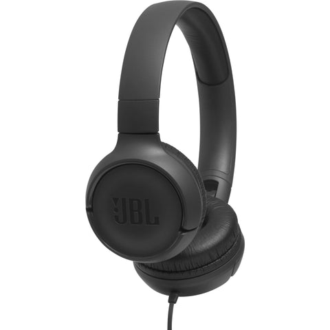 JBL Tune 500 Wired On-ear Headphones (Black)