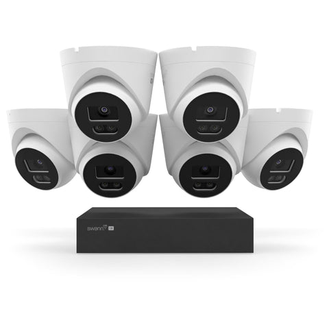 Swann Elite 6K/12 MP NVR Security Camera System [6 Camera Kit]
