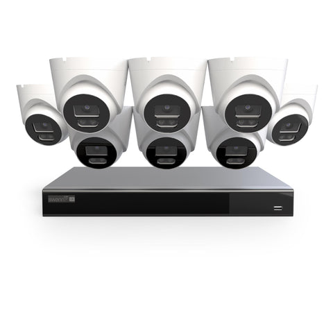 Swann EliteX™ 6K/12MP 16 CHANNEL NVR Dome Security System [8 Camera Kit]