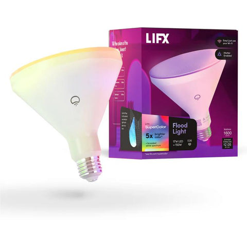 LIFX E27 SuperColour Floodlight Bulb