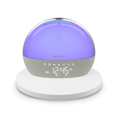 Pixbee Luma Sunrise Alarm Clock With Charging Dock