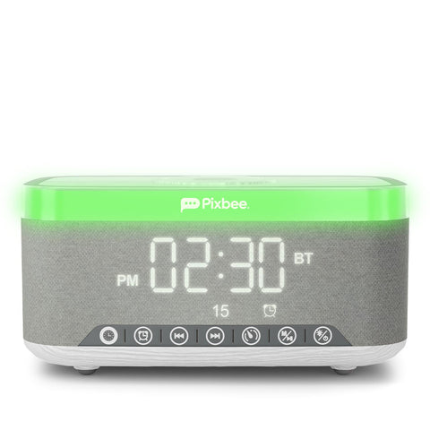 Pixbee 5-in-1 Alarm Clock with Charger