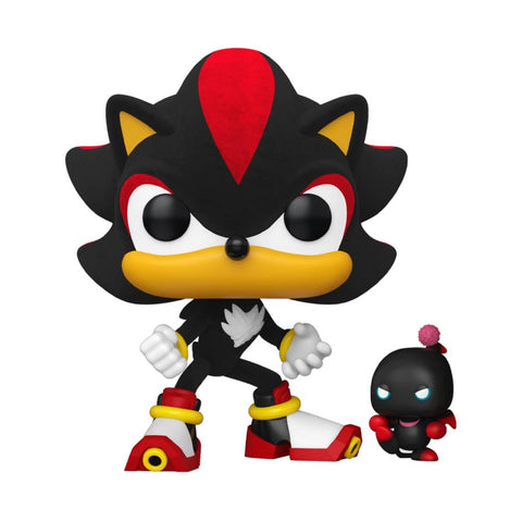 Sonic the Hedgehog - Shadow with Dark Chao Flocked Pop! Vinyl