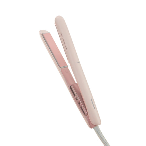 Panasonic 2-In-1 Hair Straightener and Curler (Strawberry Pink)