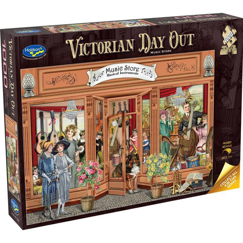 Holdson 1000pc Victorian Day Out Music Store Puzzle