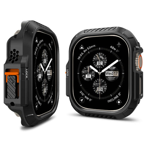 Spigen Apple Watch Ultra 3/2/1 49mm Lock Fit Case (Black)