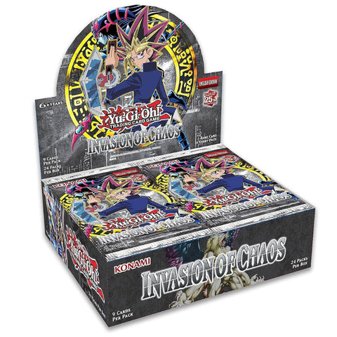 Konami YuGiOh! - Legendary Collection 25th Anniversary Invasion of Chaos Booster Box/Booster Bundle
