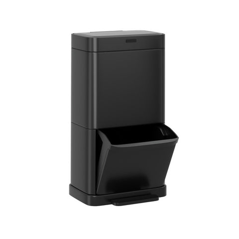 Devanti 70L Motion Sensor Bin Pedal Bins Automatic Black