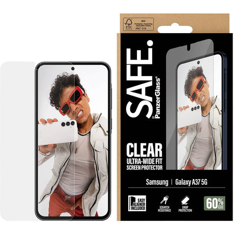 SAFE by PanzerGlass Ultra Wide Fit Screen Protector for Galaxy A37