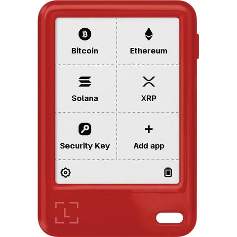 Ledger Nano Gen5 Hardware Wallet with Recovery Key (Cherry Red)