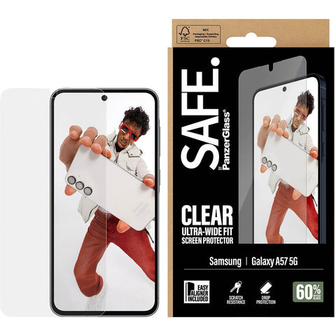 SAFE by PanzerGlass Ultra Wide Fit Screen Protector for Galaxy A57