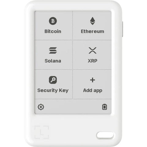 Ledger Nano Gen5 Hardware Wallet with Recovery Key (Glacier White)