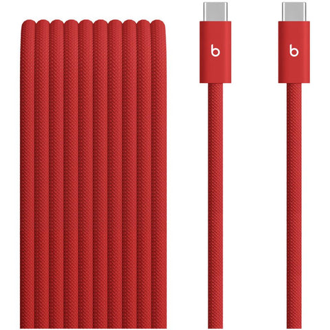 Beats 240W USB-C to USB-C Braided Cable 3M (Rapid Red)