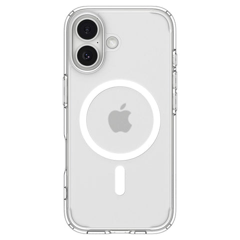 Spigen Apple iPhone 17 Ultra Hybrid (MagFit) Case (Frost Clear Case / White Ring)