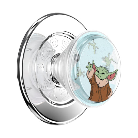Mandalorian X PopSockets PopGrip MagSafe Phone Grip/Stand with Swappable Top (Tidepool Force Snack)