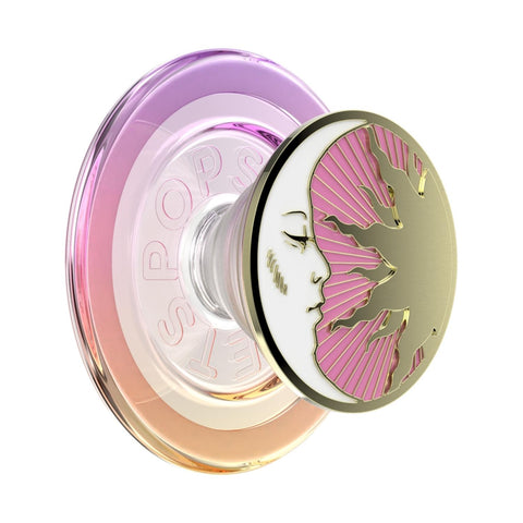PopSockets PopGrip MagSafe Phone Grip/Stand with Swappable Top (Lunar Dreams Pink)