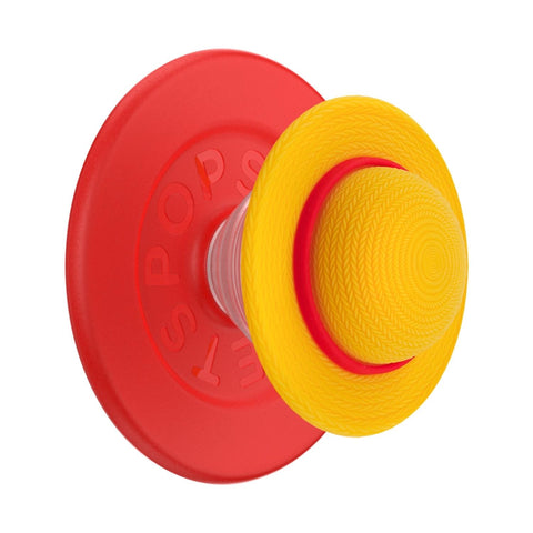 One Piece X PopSockets - PopGrip MagSafe Phone Grip/Stand with Swappable Top (Luffy's Hat)