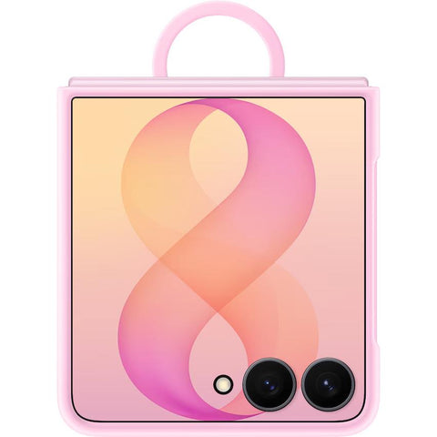 Samsung Silicone Ring Magnet Case for Galaxy Z Flip8 (Pink)