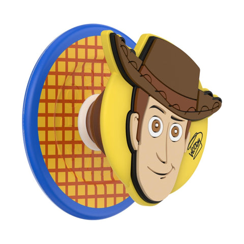 Toy Story X PopSockets PopGrip MagSafe Phone Grip/Stand with Swappable Top (Popout Woody)