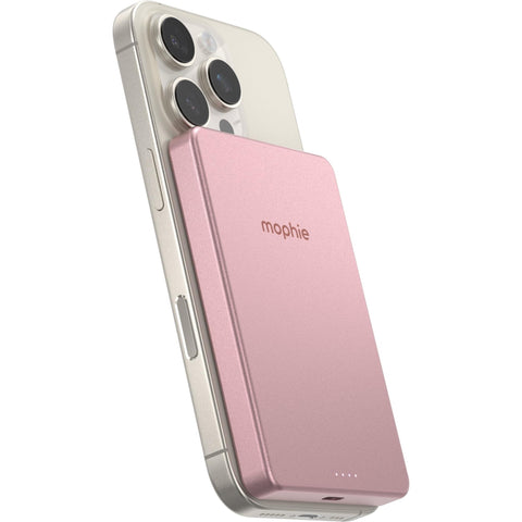 mophie Snap+ Powerstation Mini 5K Magnetic Power Bank (Rose Gold)