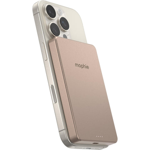 mophie Snap+ Powerstation Mini 5K Magnetic Power Bank (Desert Titanium)