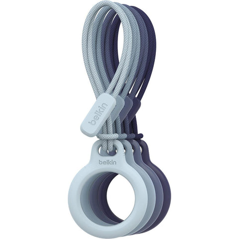 Belkin Secure Holder with Strap for AirTag 4 Pack (Blue)