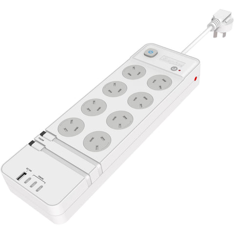 Energizer 8-Port Surge Protection Powerboard