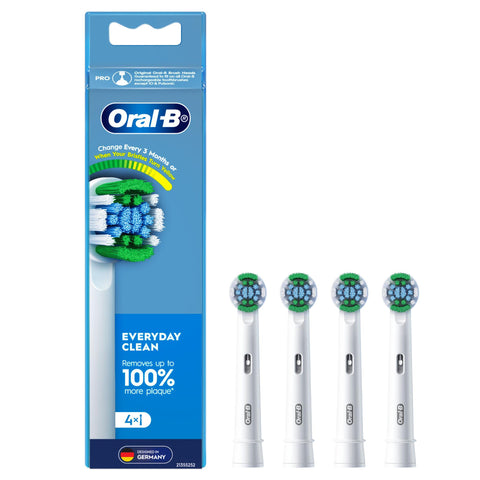 Oral-B Everyday Clean Electric Toothbrush Replacement Brush Heads (4 Pack)