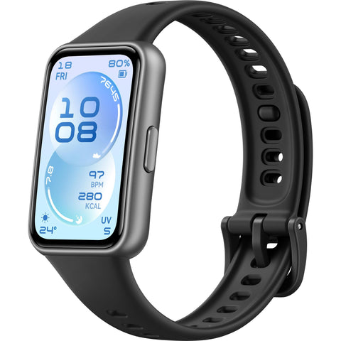 Huawei Band 11 Durable Polymer Materials Case with Fluoroelastomer Strap (Black)